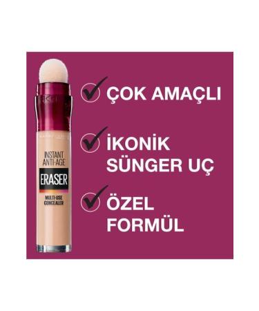 Maybelline New York Baby Skin Makeup Base and Instant Anti Age Eraser Concealer 03 Fair - Buy Online on GoSupps.com