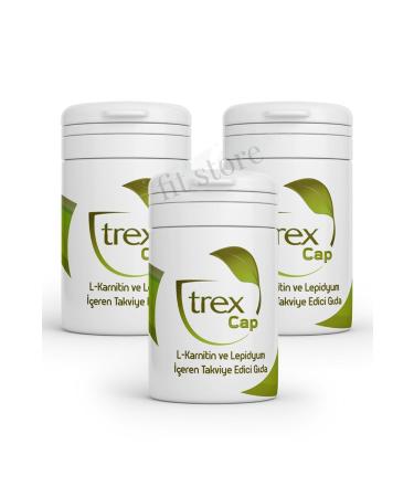 Trex Tea Supporting Slimming Trex Cap Detox Form Capsule Swallowed with Water 3 Months
