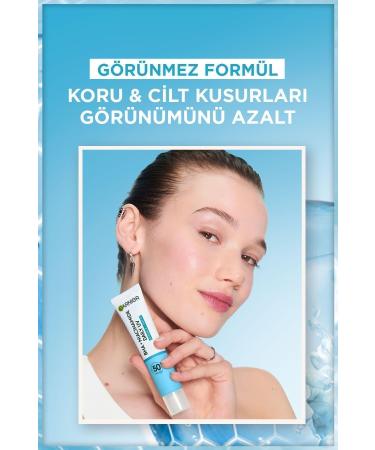 Garnier Pure And Clean Bha Niacinamide Daily Sunscreen Fluid Face Cream Spf50 40ml - Buy Online on GoSupps.com