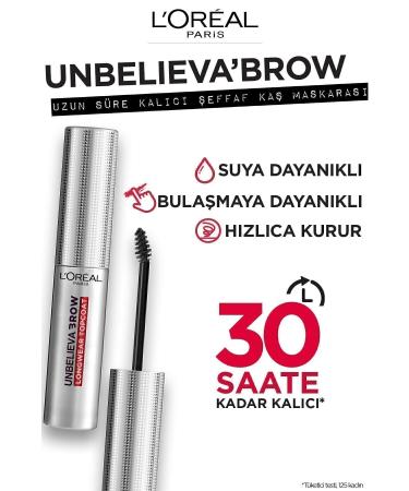 L'Oreal Paris sfeyx Brow Long-Lasting Transparent Eyebrow Mascara news sfey 997516 - Buy Online on GoSupps.com