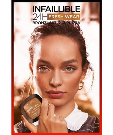 L'Oreal Paris L'or al Paris Infaillible 24h Fresh Wear Bronzing Powder - 300 Light Medium - Buy Online on GoSupps.com