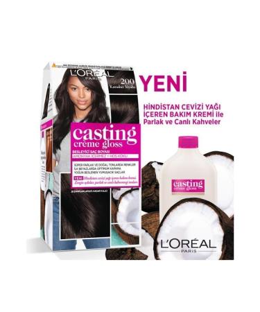 L'Oreal Paris Mulberry Black Hair Dye - Casting Creme Gloss 200 3600523302895 - Buy Online on GoSupps.com