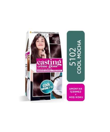 L'Oreal Paris L'or al Paris Casting Cr me Gloss Hair Dye - 5102 Cool Mocha