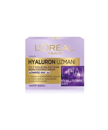 L'Oreal Paris Hyaluron Expert Skin Plumping Moisturizing Cream Gkf 20 2-Piece Set - Buy Online on GoSupps.com