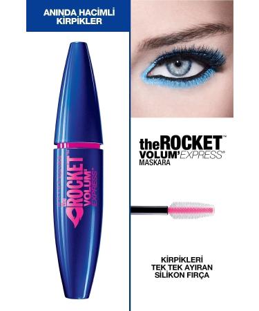Maybelline New York Volum' Express Rocket Extra Black Mascara & Instant Anti Age Eraser Concealer - 01 Light - Buy Online on GoSupps.com
