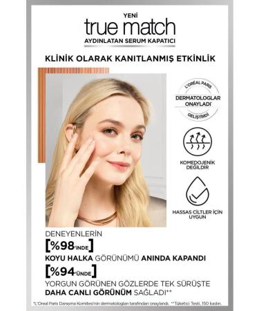 L'Oreal Paris True Match Brightening Serum Concealer - 1n 11 ml - Buy Online on GoSupps.com