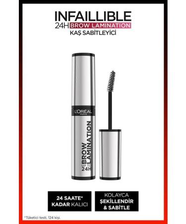 L'Oreal Paris Infaillible 24H Brow Lamination Transparent Eyebrow Fixer