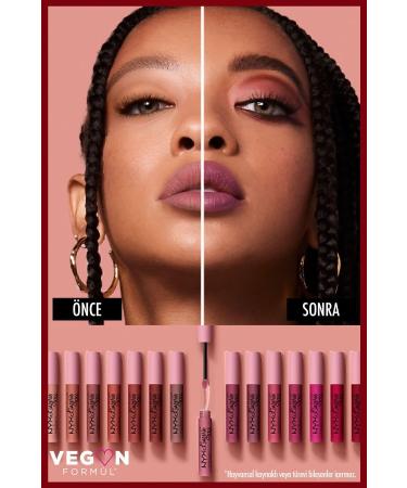 NYX Professional Makeup Liquid Matte Lipstick - Lip Lingerie Xxl Matte Liquid Lipstick Stamina - Buy Online on GoSupps.com