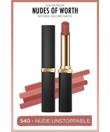 L'Oreal Paris Color Riche Intense Volume Matte Lipstick - 540 Nude Unstoppable