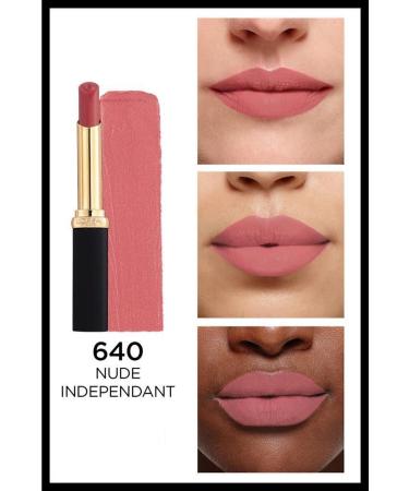 L'Oreal Paris Color Riche Intense Volume Matte Lipstick - 640 Nude Independant - Buy Online on GoSupps.com