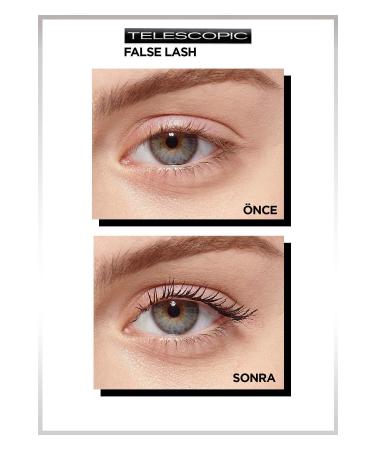 L'Oreal Paris Paris False Lash Telescopic Fiber Black Mascara - Buy Online on GoSupps.com