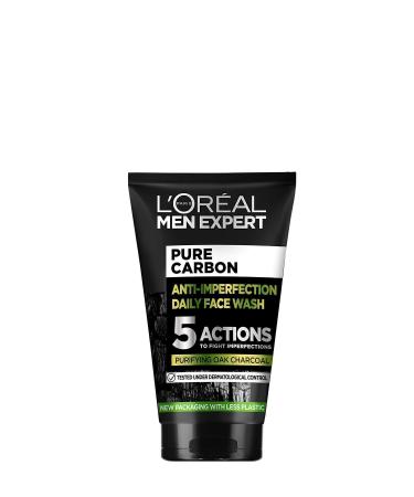 L'Oreal Paris Men Expert Pure Charcoal Face Wash Gel Fighting Against Skin Problems 100ml - Buy Online on GoSupps.com