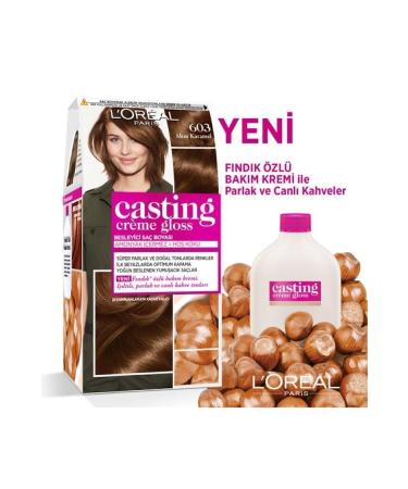 L'Oreal Paris L'oreal Paris Casting Cr me Gloss Hair Dye - 603 Golden Caramel - Buy Online on GoSupps.com