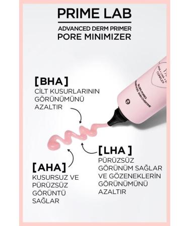 L'Oreal Paris Prime Lab Pore Minimizer Pore Minimizing Primer with Aha and Bha - Makeup Base - Buy Online on GoSupps.com