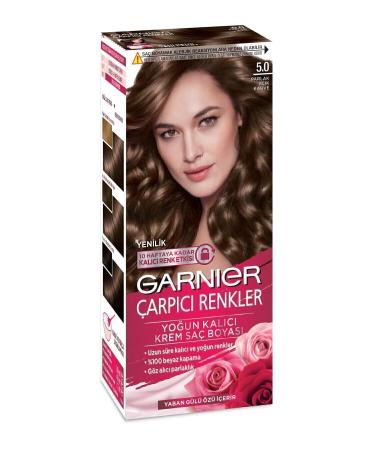 Garnier Hair Dye - Striking Colors 5.0 Bright Light Brown 3600541136977 - Buy Online on GoSupps.com