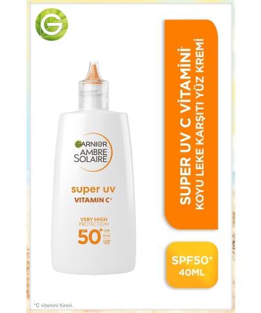 Garnier Ambre Solaire Super UV Vitamin C Anti-Dark Spot Fluid Cream SPF50+ 40ML