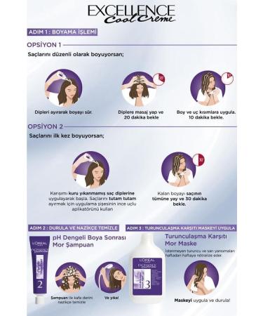 L'Oreal Paris Excellence Cool Creme Hair Dye 8.11 Extra Ash Blonde 3-Piece Set - Buy Online on GoSupps.com