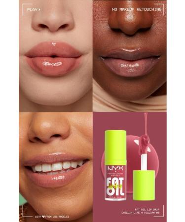 NYX Professional Makeup Fat Oil Lip Drip Shine Lip Oil - Chillin' Like a Villain - Buy Online on GoSupps.com