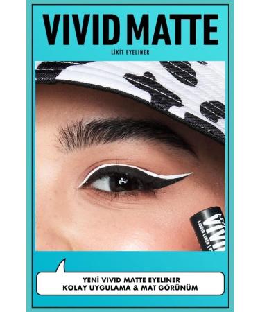 NYX Professional Makeup Vivid Matte Liquid Eyeliner - Black - Buy Online on GoSupps.com