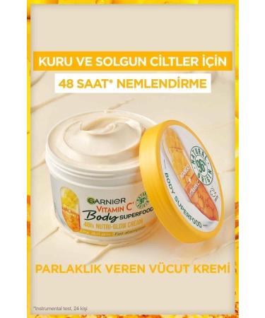 Garnier Body Superfood Vitamin C Brightening Body Cream - Buy Online on GoSupps.com