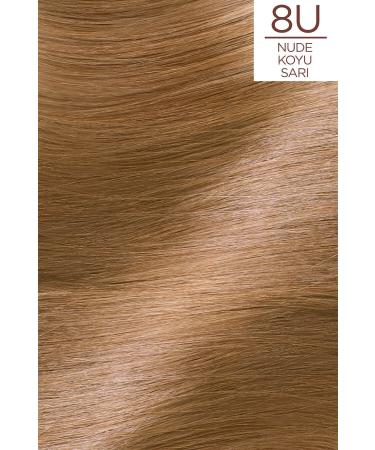 L'Oreal Paris Excellence Creme Nude Colors Hair Dye 8u Nude Dark Blonde - Buy Online on GoSupps.com