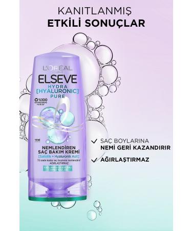 Elseve Hydra hyaluronic Pure Salicylic Acid Anti-Oily Moisturizing Conditioner 250ml - Buy Online on GoSupps.com