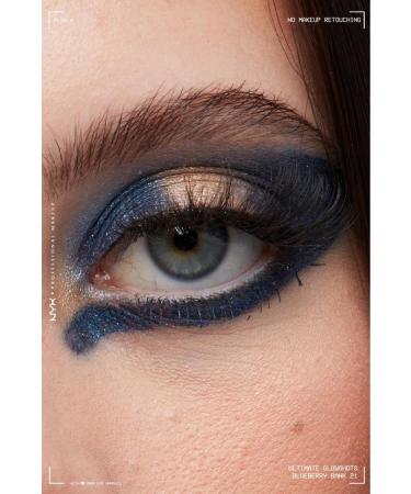 NYX Professional Makeup Ultimate Glow Shots Shimmering Liquid Eyeshadow - 21 Blueberry Bank - Buy Online on GoSupps.com