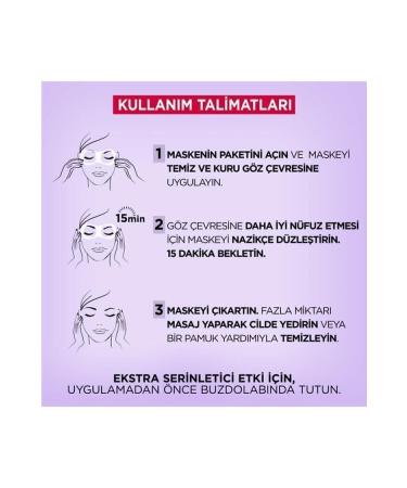 L'Oreal Paris Revitalift Filler Refreshing Eye Serum Mask Set of 4 - Buy Online on GoSupps.com