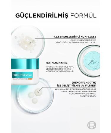 L'Oreal Paris Bright Reveal Anti-Dark Spot Skin Tone Equalizer Spf50 Moisturizing Cream Niacinamide 50ml - Buy Online on GoSupps.com