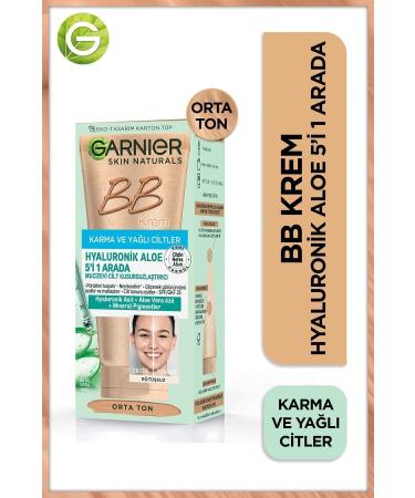 Garnier BB Cream for Combination and Oily Skin Medium Tone SPF 20 50 ml