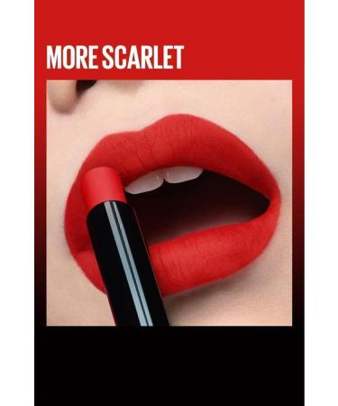 Maybelline New York Color Sensational Ultimatte Matte Lipstick - 299 More Scarlet (RED) - Buy Online on GoSupps.com