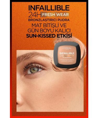 L'Oreal Paris L'or al Paris Infaillible 24h Fresh Wear Bronzing Powder - 300 Light Medium - Buy Online on GoSupps.com