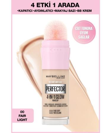 Maybelline New York Instant Perfector Glow 4 Effects in 1 Foundation / BB & CC Cream -00 Fair Light & Mini Surreal Mascara - Buy Online on GoSupps.com
