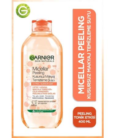 Garnier Micellar Peeling Perfect Make-Up Remover Water 400 Ml