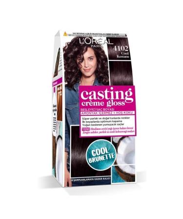 L'Oreal Paris Hair Dye - Casting Cr me Gloss 4102 Cool Chestnut 3600523807154 - Buy Online on GoSupps.com