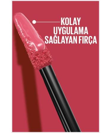 Maybelline New York Super Stay Vinyl Ink Long-Lasting Liquid Glossy Lipstick 155 Upbeat - Buy Online on GoSupps.com