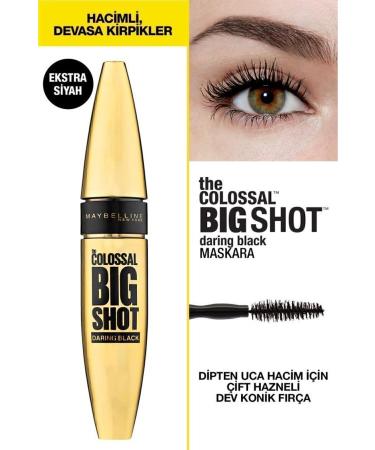 Maybelline New York The Colossal Big Shot Daring Black Mascara - Extra Black - Buy Online on GoSupps.com