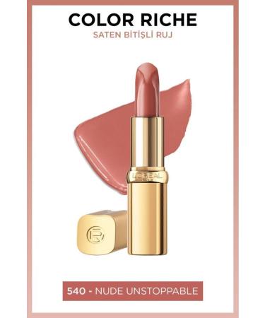 L'Oreal Paris Color Riche Satin Finish Lipstick - 540 Nude Unstoppable