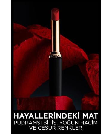 L'Oreal Paris Color Riche Intense Volume Matte Lipstick - 346 Rouge Determination - Buy Online on GoSupps.com