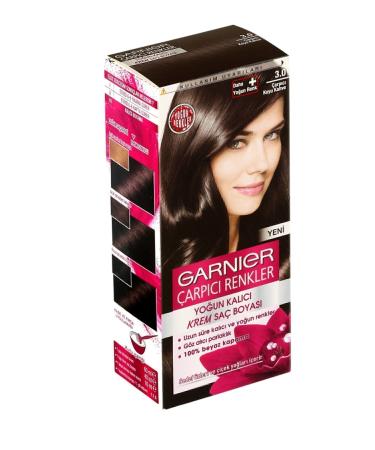Garnier Striking Colors Striking Brown (3.0) Hair Dye - Buy Online on GoSupps.com