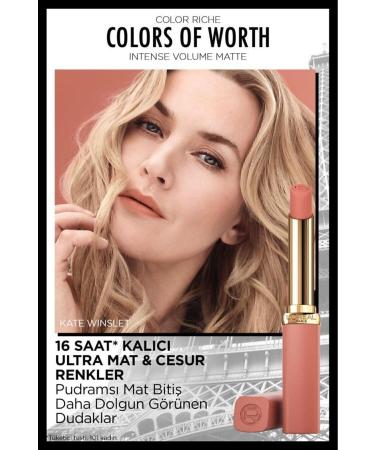 L'Oreal Paris Color Riche Colors Of Worth Intense Volume Matte Lipstick -500 Beige Freedom