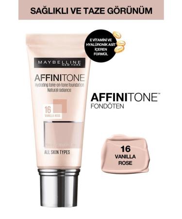 Maybelline New York Affinitone Foundation - 16 Vanilla Rose