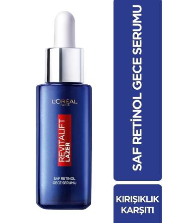 L'Oreal Paris Revitalift Laser Pure Retinol Night Serum Intensive Anti-Aging Night Care Cream - Buy Online on GoSupps.com