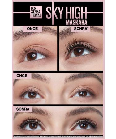 Maybelline New York Lash Sensational Sky High Mascara & Instant Anti Age Eraser Concealer - 01 Light - Buy Online on GoSupps.com