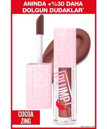Maybelline New York Lifter Plump Lip Gloss- 007 Coca Zing