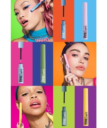 NYX Professional Makeup Vivid Brights Liquid Eyeliner - Had Me At Yellow - Buy Online on GoSupps.com