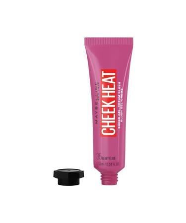 Maybelline New York Cheek Heat Liquid Blush - 35 Berry Flame - Dark Pink - Buy Online on GoSupps.com