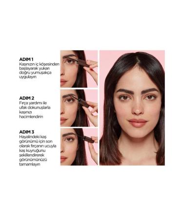 L'Oreal Paris L'or al Paris Brow Artist Plump & Set Full-Look Eyebrow Stabilizer Mascara - 109 Ebony - Buy Online on GoSupps.com