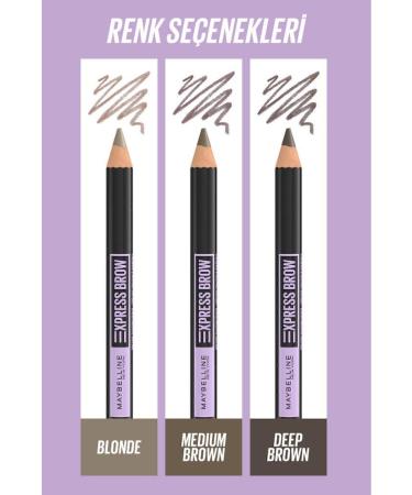 Maybelline New York Express Brow Shaping Pencil - Blonde - Buy Online on GoSupps.com