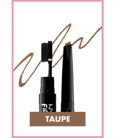 NYX Professional Makeup Fill & Fluff Eyebrow Pomade Pencil Eyebrow Pencil - Taupe - Buy Online on GoSupps.com